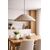 Stewehome Σκανδιναβικό Boho Κρεμαστό Φωτιστικό Καπέλο Μπουκλέ Εκρού 38x60 cm 262910 |  Οροφής στο espiti