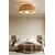 Stewehome Boho Ρουστίκ Κρεμαστό Φωτιστικό Ράφια Πολυεπίπεδο Ανοιχτό Καφέ 35x60 cm 554771 |  Οροφής στο espiti