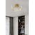 Stewehome Ecrin διπλό αντικέ ντουί LED φωτιστικό οροφής φως ημέρας χρυσό 31x25x20 cm 356752 |  Οροφής στο espiti