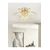 Stewehome Seher σφαιρικό LED τριπλό φωτιστικό χρυσό 50x50x30 cm 440666 |  Οροφής στο espiti