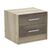 Κομοδίνο OLYMPUS pakoworld με 2 συρτάρια χρώμα castillo-toro 47,5x40,5x40,5εκ |  Κομοδίνα στο espiti