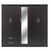 Ντουλάπα ρούχων πεντάφυλλη OLYMPUS pakoworld χρώμα wenge 198x57x183εκ |  Ντουλάπες ρούχων στο espiti