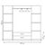 Ντουλάπα ρούχων τετράφυλλη OLYMPUS pakoworld χρώμα wenge 159x57x183εκ |  Ντουλάπες ρούχων στο espiti