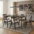 Tραπεζαρία Benson - Orlean pakoworld σετ 7τμχ rustic grey - ύφασμα γκρι 150x90x75εκ |  Σετ τραπεζαρίες στο espiti