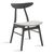 Tραπεζαρία Benson - Orlean pakoworld σετ 5τμχ rustic grey-ύφασμα γκρι 120x75x75εκ |  Σετ τραπεζαρίες στο espiti