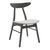 Tραπεζαρία Benson - Orlean pakoworld σετ 5τμχ rustic grey - ύφασμα γκρι 80x80x75εκ |  Σετ τραπεζαρίες στο espiti