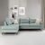 Γωνιακός καναπές δεξιά γωνία Romantic pakoworld ύφασμα Ciel-Cream 290x235x95εκ |  Καναπέδες γωνιακοί στο espiti