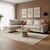 Γωνιακός καναπές δεξιά γωνία Romantic pakoworld ύφασμα cream-mocha 290x235x95εκ |  Καναπέδες γωνιακοί στο espiti