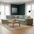 Γωνιακός καναπές δεξιά γωνία Boston pakoworld ύφασμα ciel-cream 280x225x90εκ |  Καναπέδες γωνιακοί στο espiti
