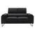 Καναπές Shea pakoworld 2θέσιος pu μαύρο-inox 158x80x87εκ |  Καναπέδες γραφείου στο espiti