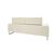 Καναπές Shea pakoworld 3θέσιος PU ivory-inox 198x80x87εκ |  Καναπέδες γραφείου στο espiti
