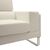 Καναπές Shea pakoworld 2θέσιος PU ivory-inox 158x80x87εκ |  Καναπέδες γραφείου στο espiti
