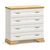 Συρταριέρα Jaden pakoworld 4ων συρταριών golden oak-λευκό antique 93,5x39x88,5εκ |  Συρταριέρες -Κονσόλες στο espiti