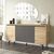 Μπουφές Augusta pakoworld oak-ανθρακί 160x40x78.5εκ |  Μπουφέδες στο espiti