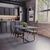 Τραπέζι Revello pakoworld sintered stone μαύρο μαρμάρου-μαύρο 150x90x75εκ |  Τραπέζια στο espiti