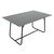 Τραπέζι Revello pakoworld sintered stone μαύρο μαρμάρου-μαύρο 150x90x75εκ |  Τραπέζια στο espiti