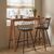 Τραπέζι Bar Winslow pakoworld ξύλο rubberwood ανοικτό καρυδί 120x45x100εκ |  Τραπέζια στο espiti