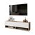 Έπιπλο τηλεόρασης επιτοίχιο Roscoe pakoworld λευκό-oak 100x31.5x29.5εκ |  Έπιπλα τηλεόρασης στο espiti