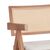 Πολυθρόνα Winslow pakoworld ξύλο rubberwood ανοικτό καρυδί-pvc rattan φυσικό-ύφασμα γκρι |  Πολυθρόνες τραπεζαρίας στο espiti