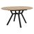 Tραπέζι Frances pakoworld επεκτεινόμενο MDF sonoma-μαύρο 100-140x100x75εκ |  Τραπέζια στο espiti
