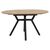 Tραπέζι Frances pakoworld επεκτεινόμενο MDF sonoma-μαύρο 100-140x100x75εκ |  Τραπέζια στο espiti