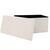 Σκαμπό-μπαούλο Forward pakoworld ύφασμα μπουκλέ ivory 76.5x38x37.5εκ |  Σκαμπώ στο espiti
