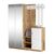 Έπιπλο εισόδου Doorse pakoworld μελαμίνης λευκό-oak 147.5x35x180εκ |  Βιτρίνες - Έπιπλα εισόδου στο espiti