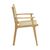 Πολυθρόνα Julien pakoworld rubber wood και σχοινί σε φυσική απόχρωση 62x60x85εκ |  Πολυθρόνες τραπεζαρίας στο espiti