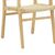 Πολυθρόνα Julien pakoworld rubber wood και σχοινί σε φυσική απόχρωση 62x60x85εκ |  Πολυθρόνες τραπεζαρίας στο espiti