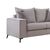 Καναπές Verona 2θέσιος cream - μαξιλάρια mocha 173x93x100εκ |  Καναπέδες στο espiti