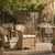 Πολυθρόνα κήπου Hadrian pakoworld rattan καφέ- textilene μπεζ 57x70x85εκ |  Πολυθρόνες κήπου στο espiti