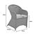 Πολυθρόνα κήπου Hadrian pakoworld rattan καφέ- textilene μπεζ 57x70x85εκ |  Πολυθρόνες κήπου στο espiti