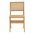 Καρέκλα Winslow pakoworld φυσικό rubberwood 45x56x82εκ |  Καρέκλες στο espiti