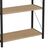 Βιβλιοθήκη Jackrey pakoworld oak μελαμίνης-μαύρο μέταλλο 63x30x114εκ |  Βιβλιοθήκες στο espiti