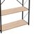 Βιβλιοθήκη Tikilmo pakoworld oak μελαμίνης-μαύρο μέταλλο 88x34x180εκ |  Βιβλιοθήκες στο espiti