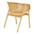 Πολυθρόνα Wenzy pakoworld φυσικό Rattan - μασίφ ξύλο toon 59x58x78εκ |  Πολυθρόνες τραπεζαρίας στο espiti