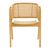 Πολυθρόνα Wenzy pakoworld φυσικό Rattan - μασίφ ξύλο toon 59x58x78εκ |  Πολυθρόνες τραπεζαρίας στο espiti