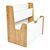 Ραφιέρα Crane pakoworld φυσικό-λευκό mdf 57x34x55εκ |  Παιδικά έπιπλα στο espiti