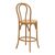 Σκαμπό μπαρ Thonet pakoworld φυσικό ξύλο οξιάς-έδρα φυσικό rattan 41x50x105εκ |  Σκαμπώ στο espiti
