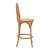 Σκαμπό μπαρ Thonet pakoworld φυσικό ξύλο οξιάς-έδρα φυσικό rattan 41x50x105εκ |  Σκαμπώ στο espiti