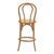 Σκαμπό μπαρ Thonet pakoworld φυσικό ξύλο οξιάς-έδρα φυσικό rattan 41x50x105εκ |  Σκαμπώ στο espiti