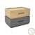 Κομοδίνο Sonlen pakoworld mdf σε sonoma-ανθρακί απόχρωση 60x40x44.5εκ |  Κομοδίνα στο espiti