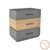 Κομοδίνο Sonlen pakoworld mdf σε sonoma-ανθρακί απόχρωση 60x40x66εκ |  Κομοδίνα στο espiti