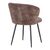 Καρέκλα Karg pakoworld καφέ ύφασμα-πόδι μαύρο μέταλλο 57x62x80εκ |  Καρέκλες στο espiti