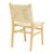 Καρέκλα Arten pakoworld σχοινί-rubberwood σε φυσική απόχρωση 60x55x85εκ |  Καρέκλες στο espiti