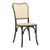 Καρέκλα στοιβαζόμενη Zozele pakoworld φυσικό rattan pe-μαύρο toon wood 45x51x88εκ |  Καρέκλες στο espiti