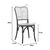 Καρέκλα στοιβαζόμενη Zozele pakoworld φυσικό rattan pe-μαύρο toon wood 45x51x88εκ |  Καρέκλες στο espiti