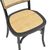 Καρέκλα στοιβαζόμενη Zozele pakoworld φυσικό rattan pe-μαύρο toon wood 45x51x88εκ |  Καρέκλες στο espiti