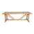 Τραπέζι Smarious pakoworld teak ξύλο σε φυσική απόχρωση 250x100x78εκ |  Τραπέζια κήπου στο espiti
