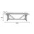 Τραπέζι Smarious pakoworld teak ξύλο σε φυσική απόχρωση 250x100x78εκ |  Τραπέζια κήπου στο espiti
